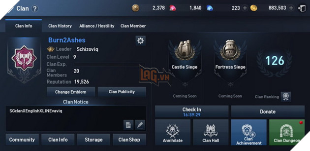 Lineage 2 Revolution: Hệ thống Clan và những điều bạn cần biết trước khi tạo Bang hội 3