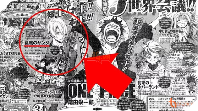 One piece 912 X Shokugeki Soma - Spoiler ngắn, Sanji lột đồ nự khách hàng bằng tài năng ẩm thực của mình