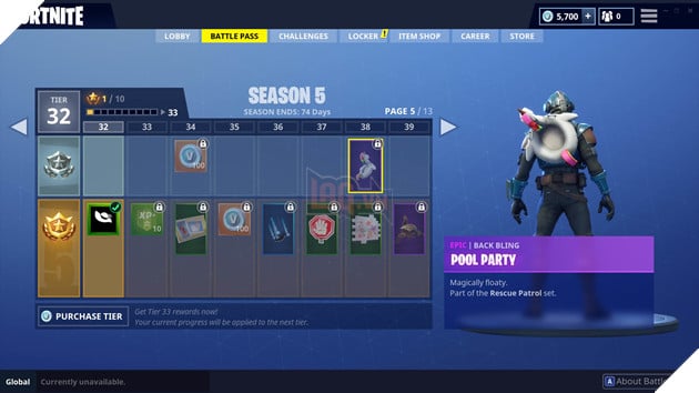 Fortnite: Chi tiết về Battle Pass Season 5 - Free V-Bucks, skin, giá bán và cách hoạt động 13