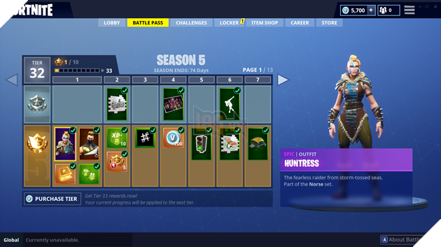 Fortnite: Chi tiết về Battle Pass Season 5 - Free V-Bucks, skin, giá bán và cách hoạt động 4