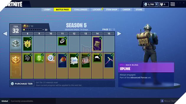 Fortnite: Chi tiết về Battle Pass Season 5 - Free V-Bucks, skin, giá bán và cách hoạt động 6