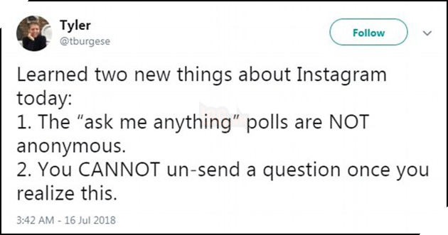 Cư dân mạng dính bẫy Instagram trong trò hỏi đáp mới, nghịch dại đến nỗi phải block cho đỡ quê - Ảnh 8.