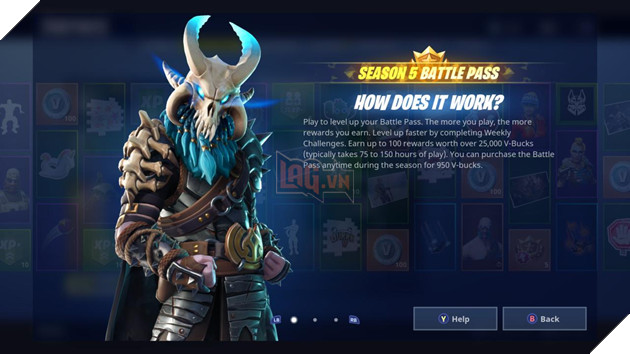 Fortnite: Chi tiết về Battle Pass Season 5 - Free V-Bucks, skin, giá bán và cách hoạt động 3