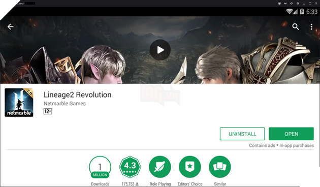 Lineage 2: Revolution - Hướng dẫn cách chơi game ngay trên Giả Lập Big Nox 3