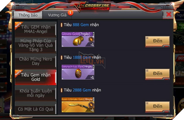 Crossfire Legends: Vào game hôm nay nhận ngay AK47 WuKong và phiếu Gem 7