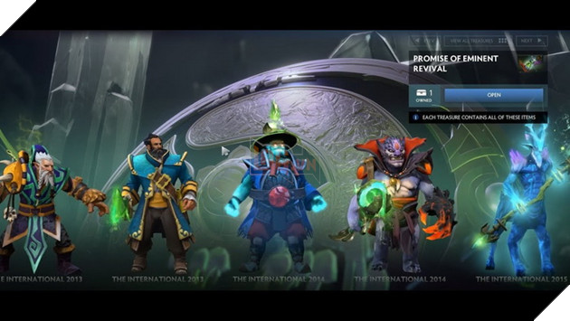 DOTA 2 mở tặng gói skin đặc biệt cho game thủ sở hữu Battle Pass TI8 3