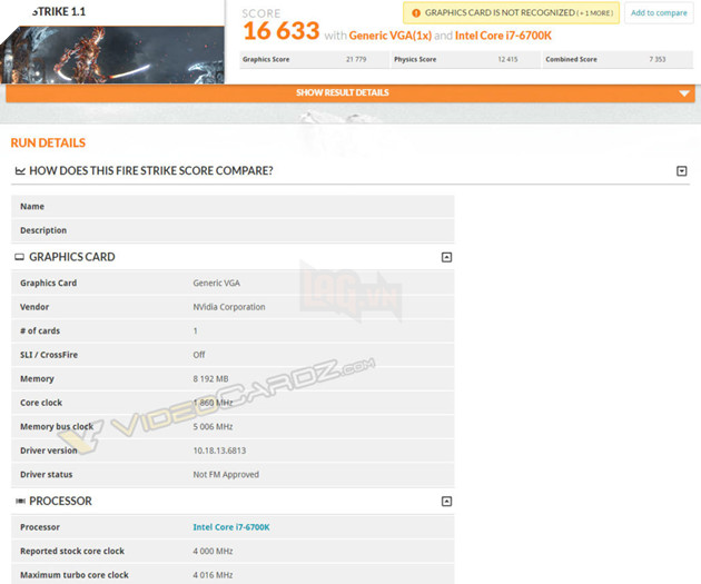 GTX 1170 vs GTX 1080 Ti: Lộ điểm benchmark GTX 1170, mạnh hơn 1080 Ti 8