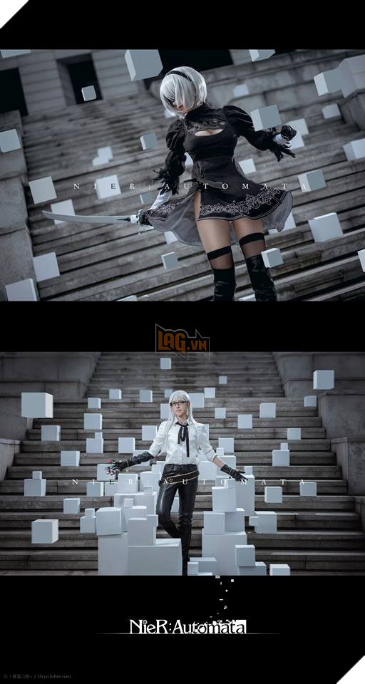 Bộ ảnh Cosplay Nier Automata đỉnh cao với màn đánh boss siêu ảo diệu 11