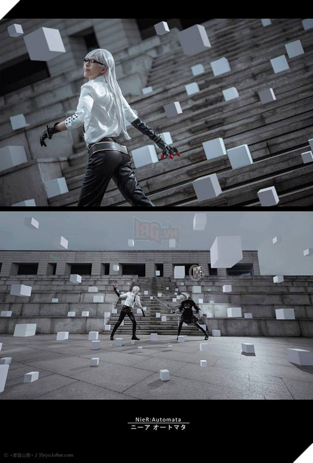 Bộ ảnh Cosplay Nier Automata đỉnh cao với màn đánh boss siêu ảo diệu 14
