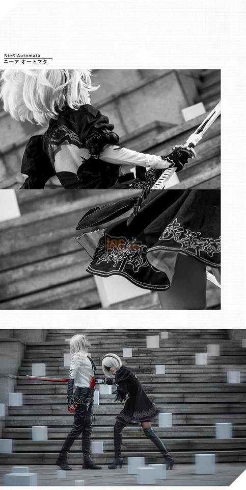 Bộ ảnh Cosplay Nier Automata đỉnh cao với màn đánh boss siêu ảo diệu 15