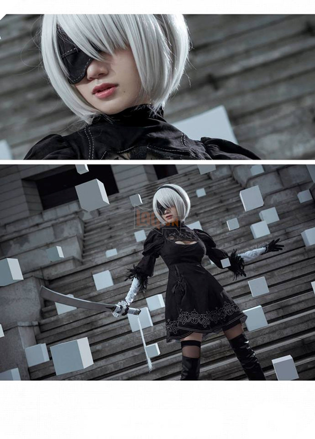 Bộ ảnh Cosplay Nier Automata đỉnh cao với màn đánh boss siêu ảo diệu 3