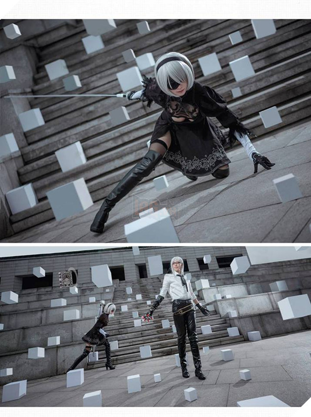 Bộ ảnh Cosplay Nier Automata đỉnh cao với màn đánh boss siêu ảo diệu 8