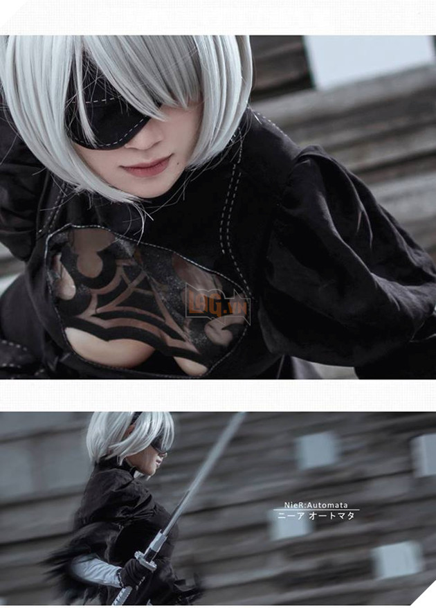 Bộ ảnh Cosplay Nier Automata đỉnh cao với màn đánh boss siêu ảo diệu 9