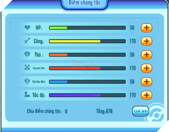 Liên Quân Poke - Tổng hợp các điểm chỉ số giúp Pokemon mạnh lên nhanh nhất dành cho tân thủ