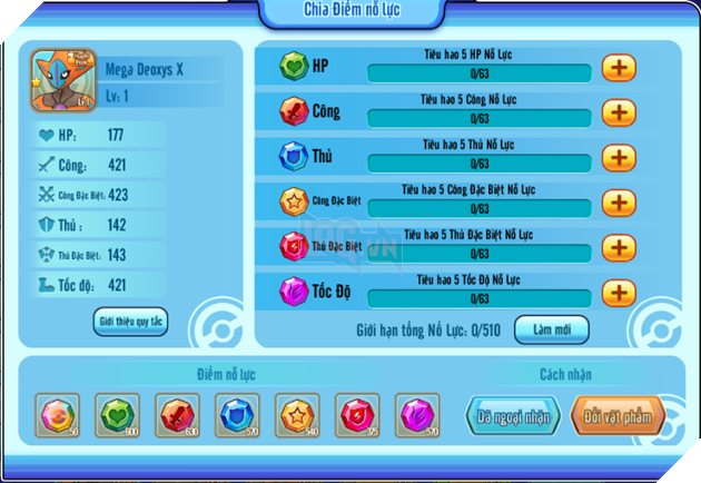 Liên Quân Poke - Tổng hợp các điểm chỉ số giúp Pokemon mạnh lên nhanh nhất dành cho tân thủ 4