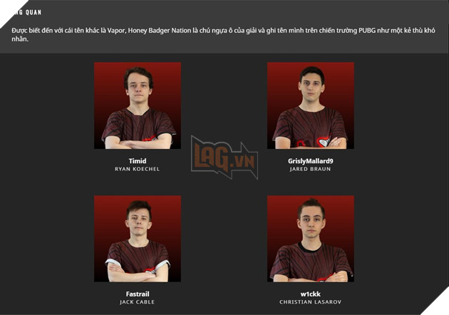 PUBG Global Invitational 2018: Giới thiệu sơ lược các đội tuyển tham dự PGI 2018 18