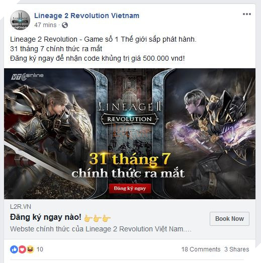 Lineage 2 Revolution sẽ chính thức ra mắt tại Việt Nam vào ngày 31/07 cuối tháng này