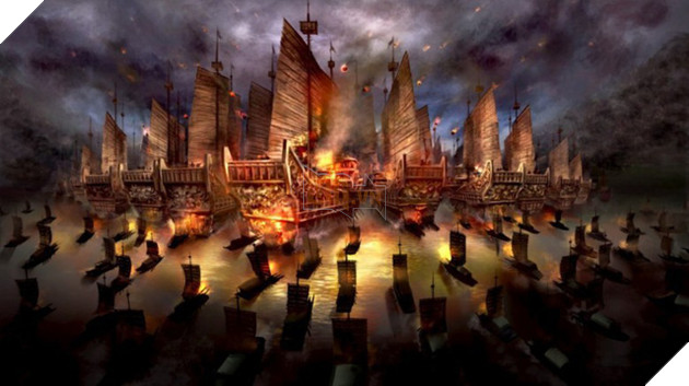 Tào Tháo không ngờ chính mẹo kết bè lại trở thành điểm chết của kế sách hỏa công