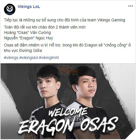 Đội trưởng chửi nhau bên rank Hàn và bị treo chuột 3 trận, Team Vikings đã thông báo tìm được người lấp chỗ trống - Ảnh 2.