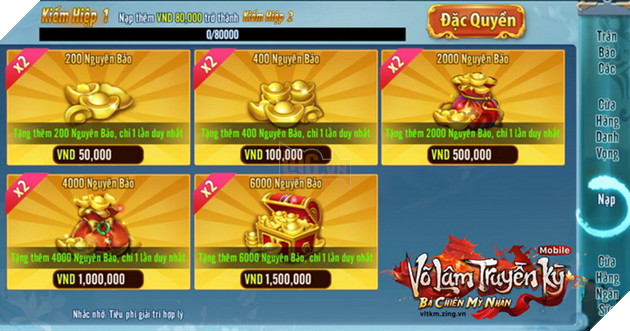 VLTK Mobile: Hàng loạt sự kiện hấp dẫn cùng bản cập nhật Bá Chiến Mỹ Nhân 5