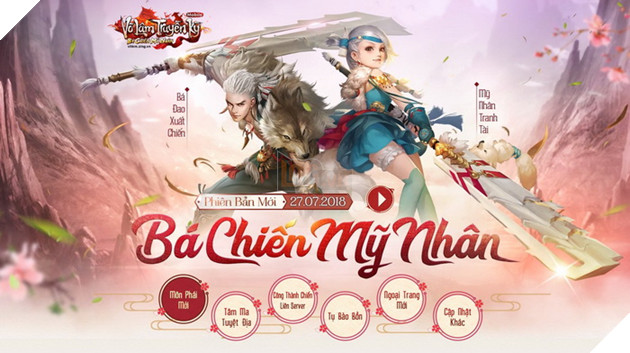 VLTK Mobile: Hàng loạt sự kiện hấp dẫn cùng bản cập nhật Bá Chiến Mỹ Nhân