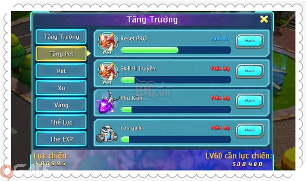 Liên Quân Poke - Pocketown - Hướng Dẫn Cách Tăng Lực Chiến Nhanh 2