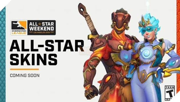 Skin mới cho Genji và Tracer trong sự kiện Overwatch League All-Star Weekend cuối tháng 8