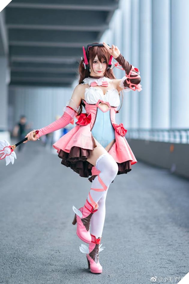 Overwatch: Bỏng mắt với bộ cosplay phiên bản mới - D.VA Cô phù thủy nhỏ  2