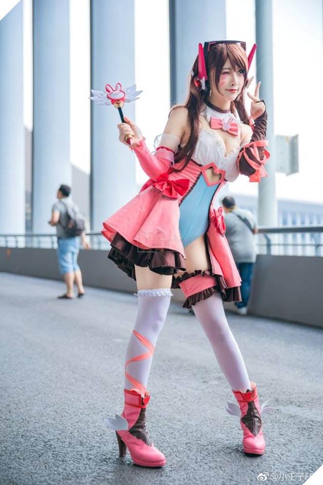 Overwatch: Bỏng mắt với bộ cosplay phiên bản mới - D.VA Cô phù thủy nhỏ  3
