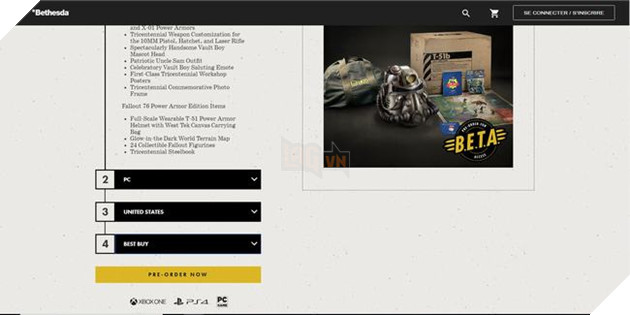 Trong số các nền tảng ra mắt Fallout 76 ... sẽ không có Steam