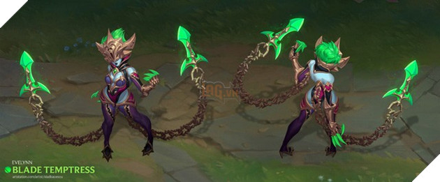 LMHT: Evelynn trở nên quyến rũ và ma mị hơn bao giờ hết với ý tưởng trang phục do fan thiết kế - Ảnh 4. LMHT: Evelynn trở nên quyến rũ và ma mị hơn bao giờ hết với ý tưởng trang phục do fan thiết kế - Ảnh 4.