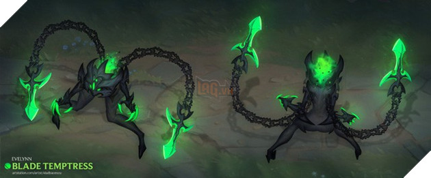 LMHT: Evelynn trở nên quyến rũ và ma mị hơn bao giờ hết với ý tưởng trang phục do fan thiết kế - Ảnh 5. LMHT: Evelynn trở nên quyến rũ và ma mị hơn bao giờ hết với ý tưởng trang phục do fan thiết kế - Ảnh 5.