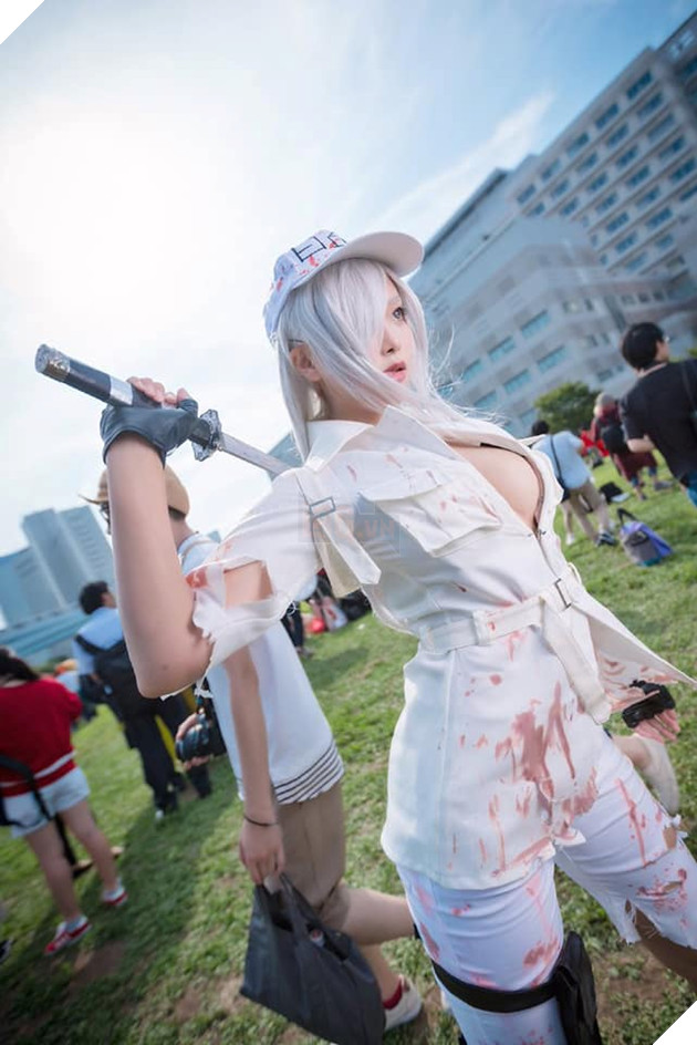 Rung rẩy trước vẻ đẹp chết người của nữ cosplayer Bạch Cầu trong bộ anime Hataraku Saibou  7