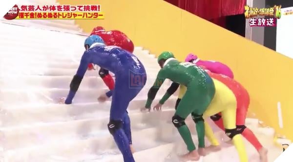 slippery_stair_game_show_hai_nhat_ban slippery stair game show hai nhat ban