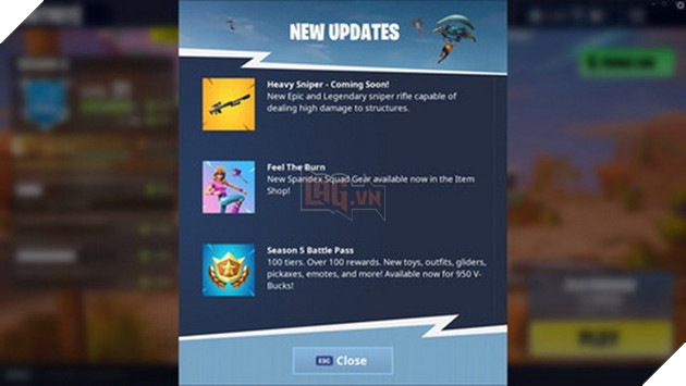 Fortnite cập nhật quả súng nhắm mới có khả năng 1 phát bay cả nhà mới xây 2