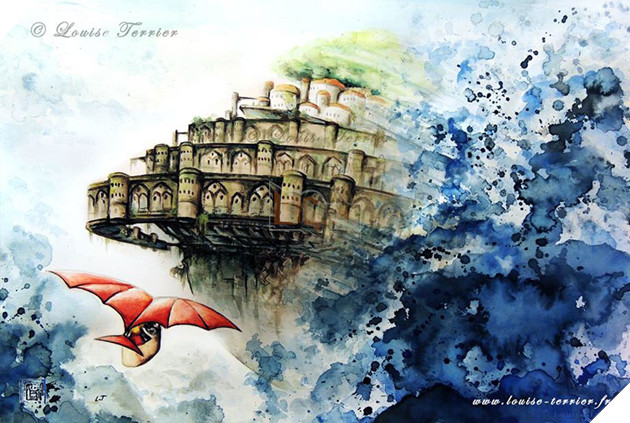 Studio Ghibli Characters Redrawn In Watercolor Paintings Studio Ghibli Characters Redrawn In Watercolor Paintings