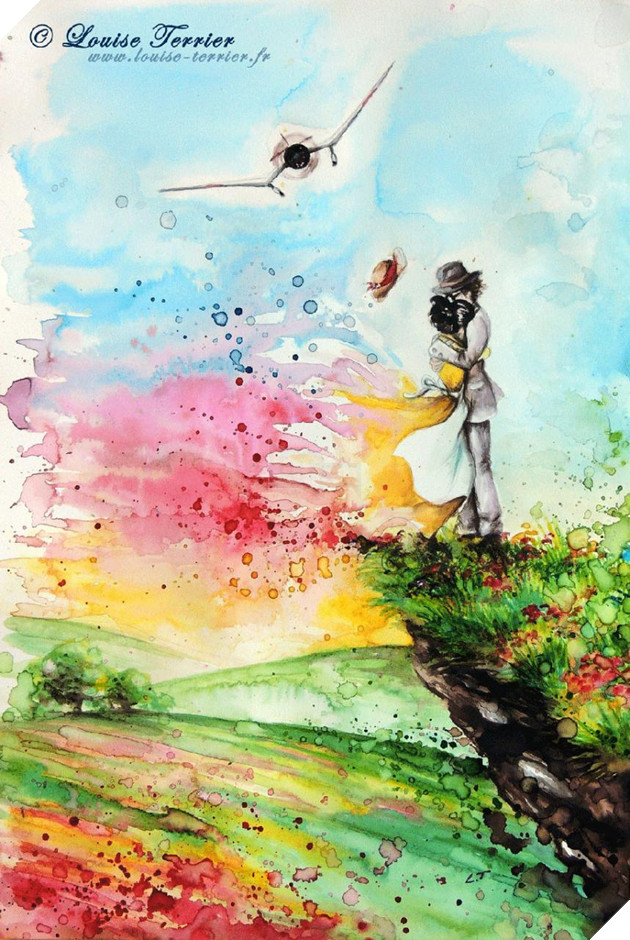 Studio Ghibli Characters Redrawn In Watercolor Paintings Studio Ghibli Characters Redrawn In Watercolor Paintings