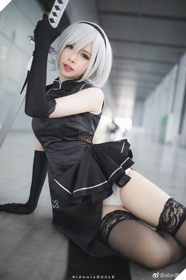 Lại ngất ngây với cosplay cô nàng 2B trong Nier: Automata - Ảnh 3.