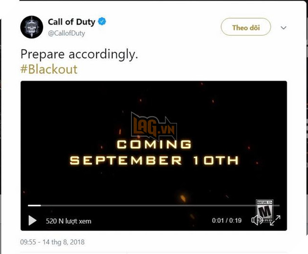 Call of Duty: Black Ops 4 chính thức hé lộ ngày mở Beta chế độ Battle Royale