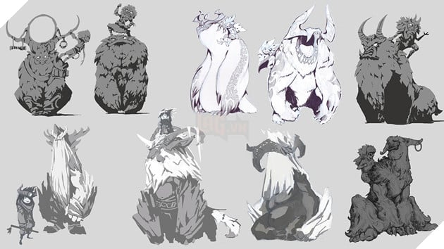 Concept art from Nunu-dome, the single day of exploration.