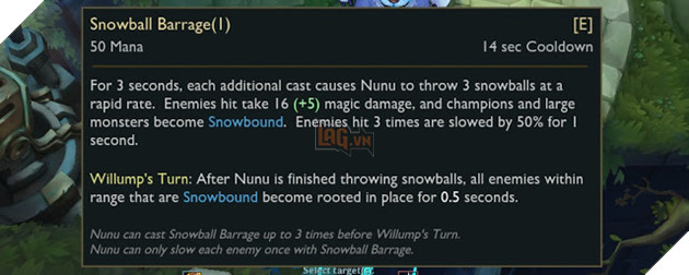 LMHT: Tổng hợp thông số và kỹ năng của Nunu Mới, một loạt trang phục siêu đẹp xuất hiện tại máy chủ PBE 9