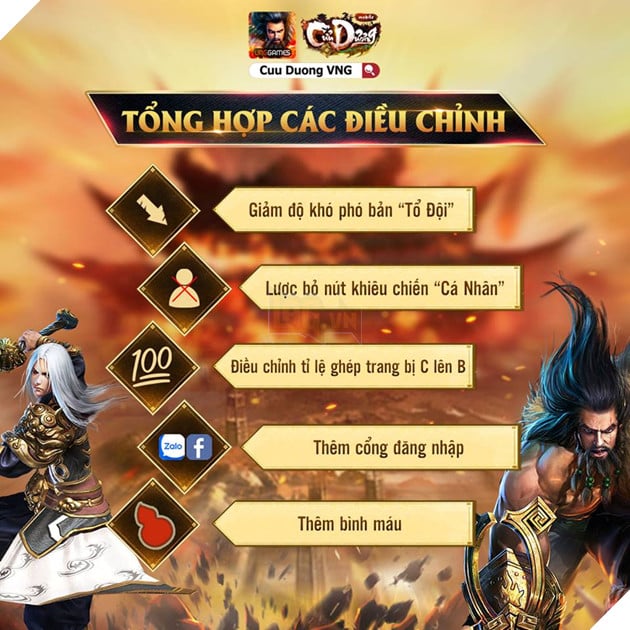 Cửu Dương VNG chính thức ra mắt ngày 20/8 với nhiều thay đổi đáng chú ý