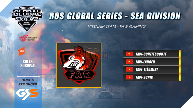 ROS Mobile Global Series: Đội hình ra quân của top 5 đại diện Việt Nam tại đấu trường quốc tế 5