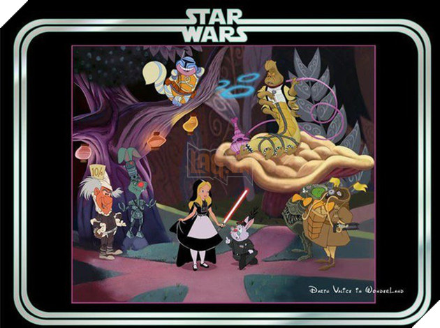Khi các nhân vật của nhà Chuột rủ nhau tới vũ trụ Star Wars náo loạn - Ảnh 2.
