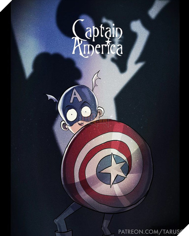 Các siêu anh hùng DC và Marvel được vẽ theo phong cách kì dị của Tim Burton thì sẽ như thế nào? - Ảnh 2. Các siêu anh hùng DC và Marvel được vẽ theo phong cách kì dị của Tim Burton thì sẽ như thế nào? - Ảnh 2.