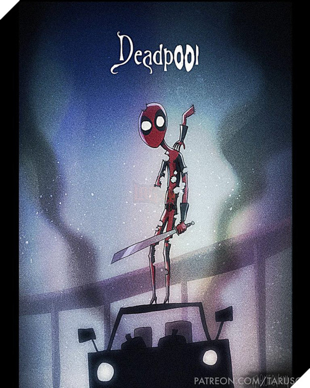 Các siêu anh hùng DC và Marvel được vẽ theo phong cách kì dị của Tim Burton thì sẽ như thế nào? - Ảnh 3. Các siêu anh hùng DC và Marvel được vẽ theo phong cách kì dị của Tim Burton thì sẽ như thế nào? - Ảnh 3.