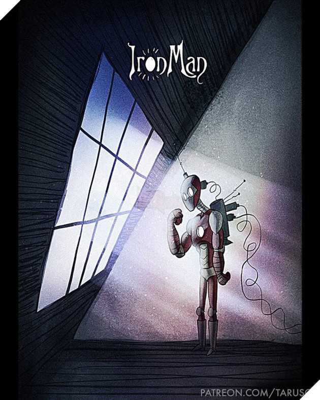 Các siêu anh hùng DC và Marvel được vẽ theo phong cách kì dị của Tim Burton thì sẽ như thế nào? - Ảnh 5. Các siêu anh hùng DC và Marvel được vẽ theo phong cách kì dị của Tim Burton thì sẽ như thế nào? - Ảnh 5.