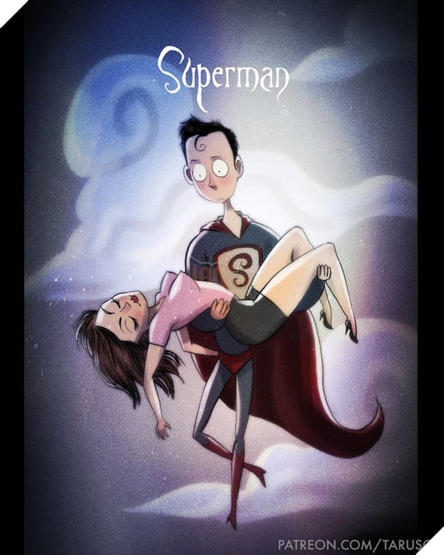 Các siêu anh hùng DC và Marvel được vẽ theo phong cách kì dị của Tim Burton thì sẽ như thế nào? - Ảnh 7. Các siêu anh hùng DC và Marvel được vẽ theo phong cách kì dị của Tim Burton thì sẽ như thế nào? - Ảnh 7.