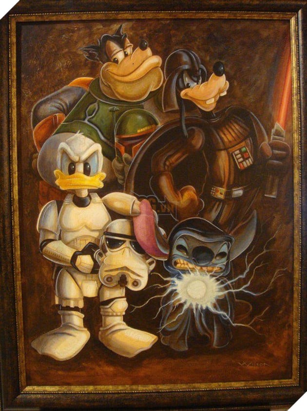 Khi các nhân vật của nhà Chuột rủ nhau tới vũ trụ Star Wars náo loạn - Ảnh 12.