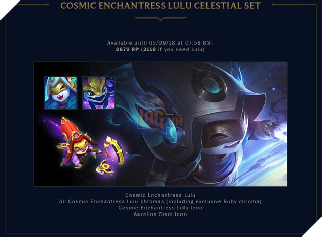 Chính thức ra mắt bộ trang phục Vũ trụ cho Ashe, Lulu và Xin Zhao đẹp rạng ngời khiến túi tiền của bạn bị biến mất 7